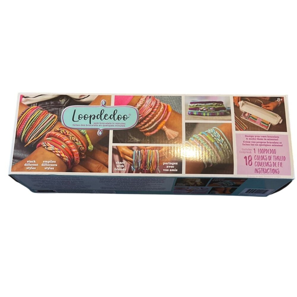 Loopdedoo Friendship Bracelet Maker Kit With Thread & Instructions - Picture 3 of 6